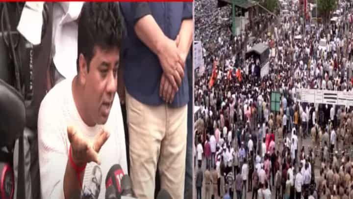Avinash Jadhav : आम्ही आतंकवादी आहोत की दहशतवादी? मोर्चादरम्यान जे घडलं त्यावर अविनाश जाधव भडकले Avinash Jadhav : आम्ही आतंकवादी आहोत की दहशतवादी? मोर्चादरम्यान जे घडलं त्यावर अविनाश जाधव भडकले