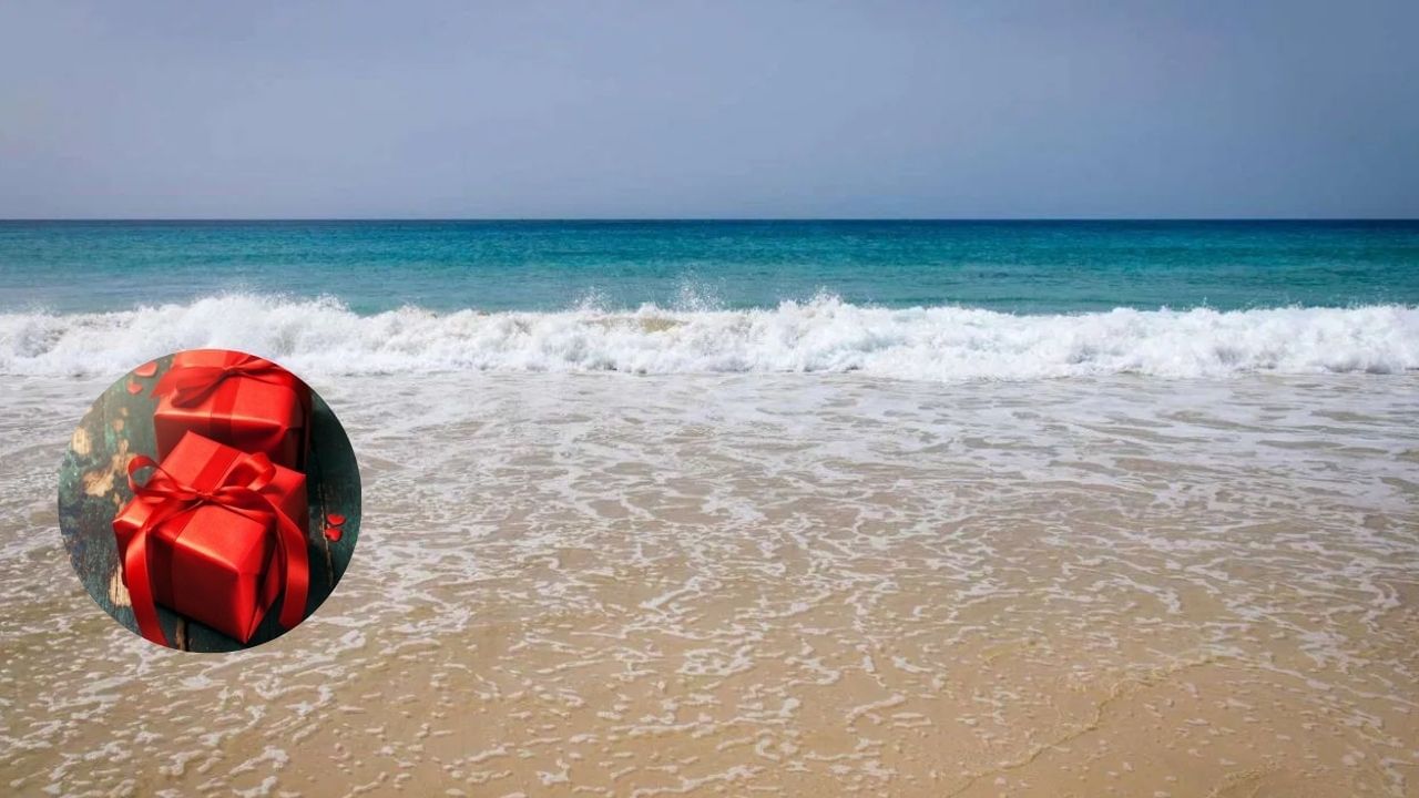 बीचवर सापडला सुंदर गिफ्ट बॉक्स; उघडताच थरथर कापू लागला, पोलिसांनाही फुटला घाम, शहरात उडाली खळबळ