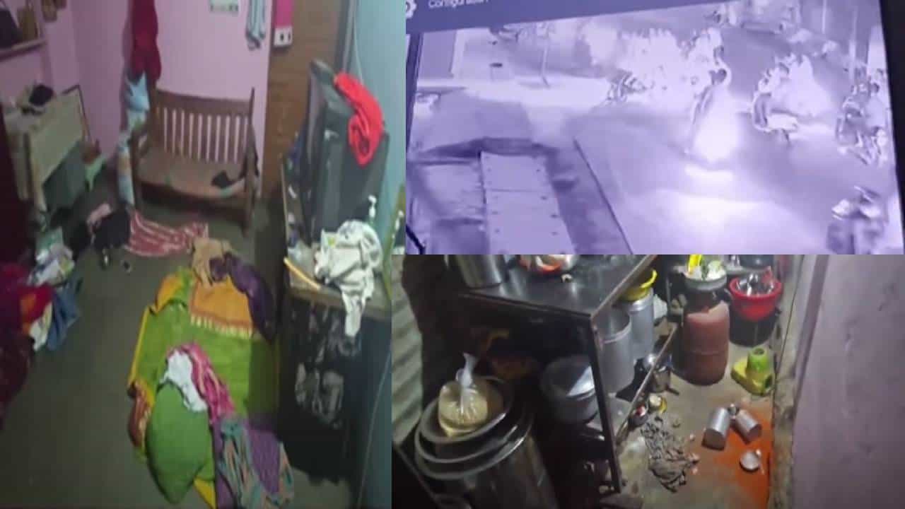 Beed : 19 बाईक्स, 40 ते 50 जणं.. रात्रीच्या अंधारात हातात चाकू अन्... एका कुटुंबावर जीवघेणा हल्ला, CCTV समोर