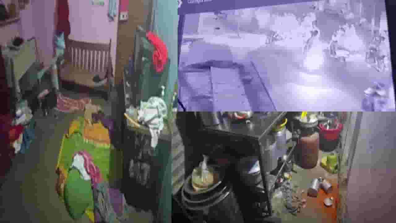 Beed : 19 बाईक्स, 40 ते 50 जणं.. रात्रीच्या अंधारात हातात चाकू अन्... एका कुटुंबावर जीवघेणा हल्ला, CCTV समोर