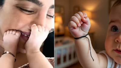 तुम्ही पण बाळाच्या पायात काळा धागा बांधता? थांबा चूक करताय, बाळाला होऊ शकतो हा धोका