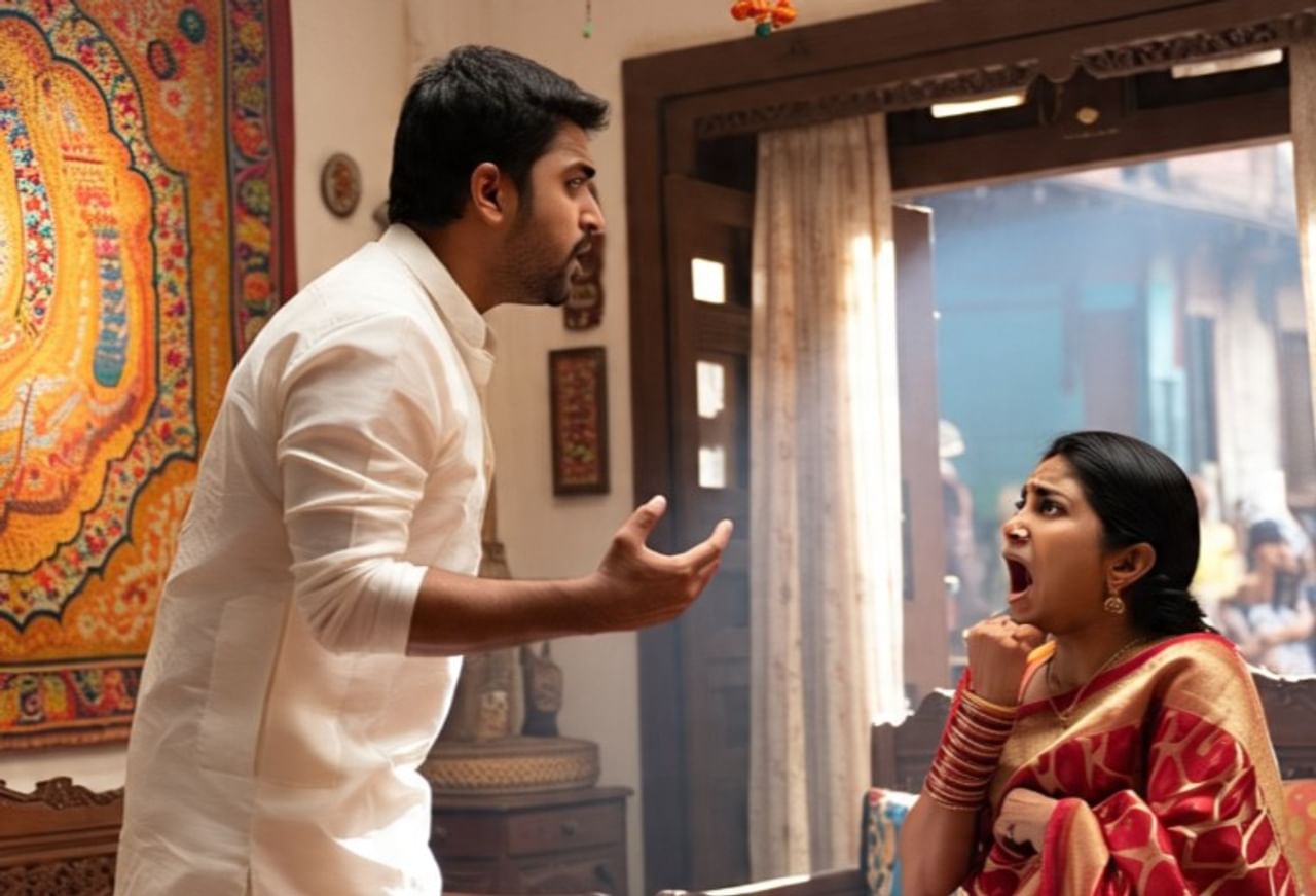 सोलापुरात खुनासोबतच आत्महत्येची धक्कादायक घटना घडली आहे. या घटनेनंतर संपूर्ण सोलापूर जिल्हा हादरला आहे. नवऱ्याने आपल्या बायकोला नेमकं का मारलं आणि स्वत: आत्महत्या का केली? असे विचारले जात आहे. (सांकेतिक फोटो, फोटो सौजन्य- मेटा एआय)