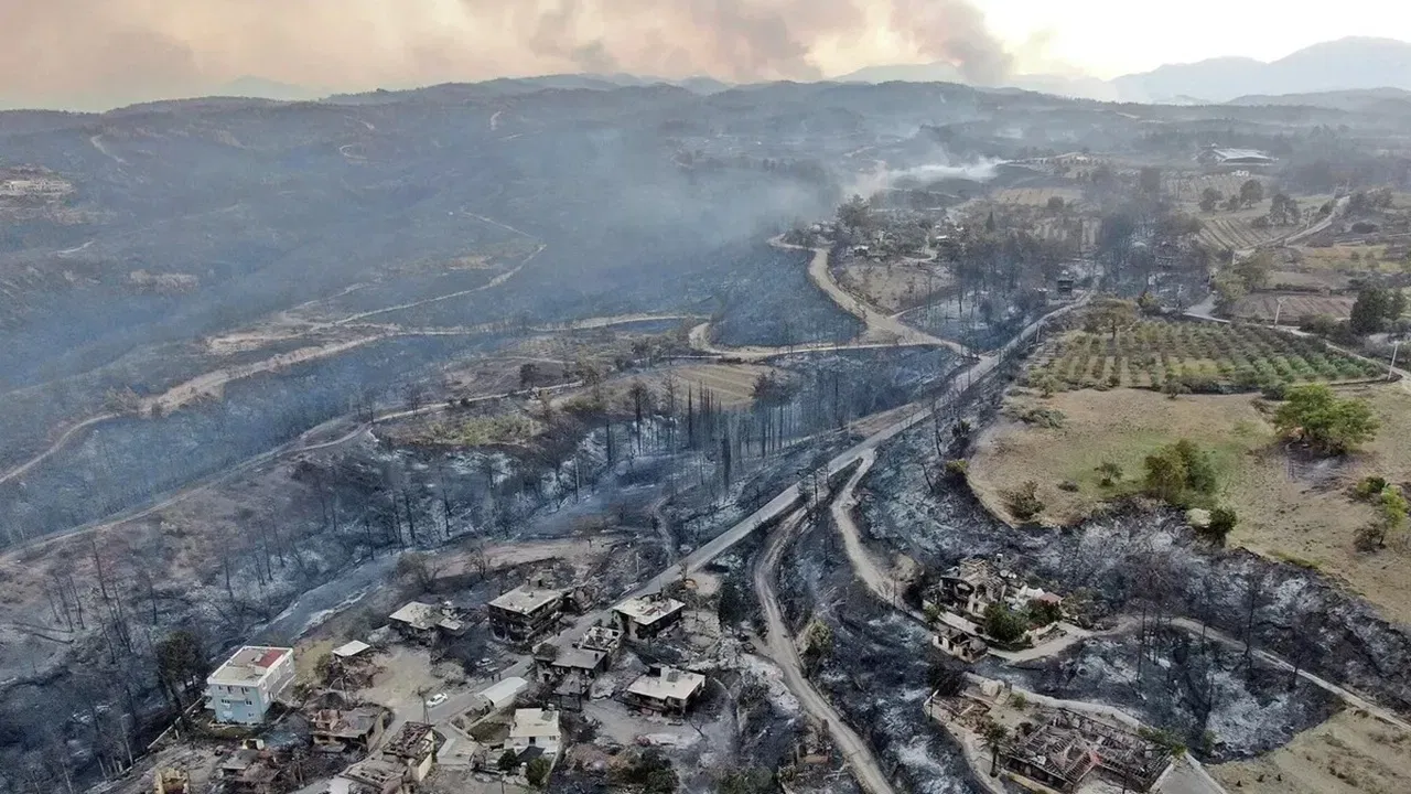 एका व्यक्तीमुळे लागली भीषण आग, अनेक गावे जळून खाक, शेतीचे मोठे नुकसान