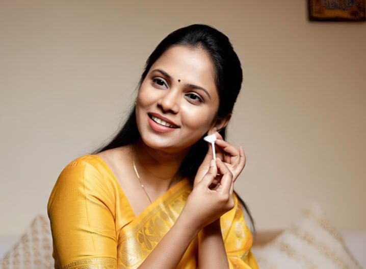 इअरबड्स तयार करण्यासाठी अनेकदा कापसाची रुई वापरली जाते. ही रुई कानांच्या नसांसाठी धोकादायक ठरू शकते. त्यामुळे सतत इअरबड्स वापरणे चुकीचे ठरू शकते. (सांकेतिक फोटो, फोटो सौजन्य- मेटा एआय) 