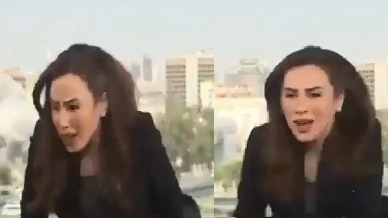 टीव्ही शो सुरु असताना इस्रायलने केला भीषण हल्ला, अंगावर काटा आणणारा Video व्हायरल