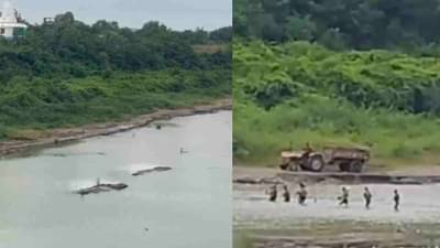 थेट नदीत उडी घेतली अन्...तहसीलदारांच्या धाडसाची चर्चा; वाळू तस्करांना शिकविला धडा!