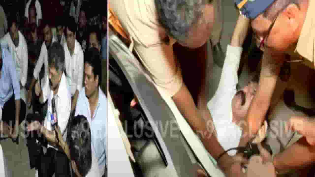 Jitendra Awhad : नितीन देशमुख पोलिसांच्या ताब्यात, पोलिसांनी आव्हाडांना गाडीखालून खेचत काढलं बाहेर, रात्री काय घडलं?