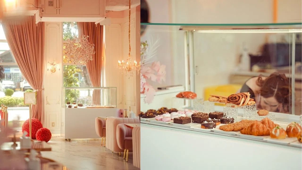 कॅनडामधील या रेस्टॉरंटमध्ये परदेशी लोकही येत आहेत आणि अनेक भारतीयही याचा आनंद घेत आहेत. प्रचंड आलिशान असं हे कॅफे आहे. संपूर्ण कॅफे गुलाबी फुलांच्या थीमसह डिझाइन केलेले आहे.