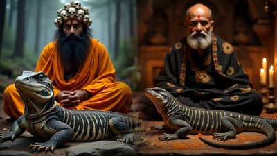 घोरपडीचे प्रायवेट पार्ट्स विकले, तांत्रिकाचं मोठं कांड; पोलिसांनी छापा मारताच घरात सापडल्या नको त्या वस्तू