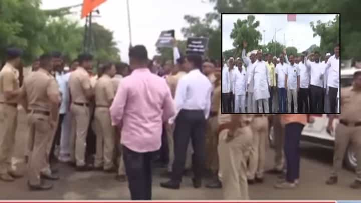 रमीचा राडा! धुळ्यात कोकाटे समर्थक - विरोधक आमनेसामने रमीचा राडा! धुळ्यात कोकाटे समर्थक - विरोधक आमनेसामने