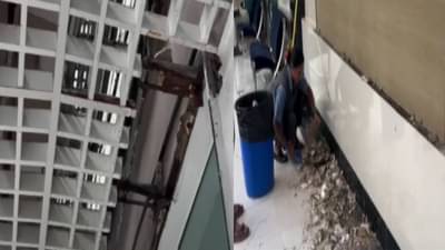 Mantralay : मंत्रालयातील 7 व्या मजल्यावर सिलिंग कोसळलं, मुख्यमंत्री वैद्यकीय सहाय्यता कक्षाच्या बाहेर..