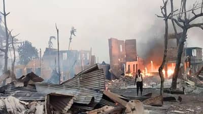 मठात झोपली होती लहान लहान मुलं... वरून धाड धाड बॉम्ब टाकले... अचानक झालेल्या एअरस्ट्राईकमध्ये 23 जणांचा मृत्यू