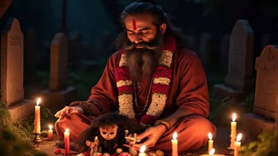 किर्र अंधारात अघोरी जादूटोणा, स्मशानात जाताच सर्वांना फुटला घाम; धक्कादायक कांड समोर!