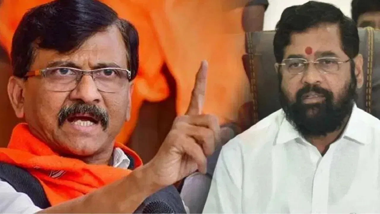 हा माणूस महाराष्ट्राच्या मंत्रिमंडळात कसा राहू शकतो? 'जय गुजरात'च्या घोषणेवर संजय राऊतांचा सवाल