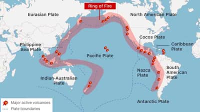 रिंग ऑफ फायर! निसर्गाची अशी माया ज्याने संपूर्ण जग संकटात; क्षणात होऊ शकतो विध्वंस!