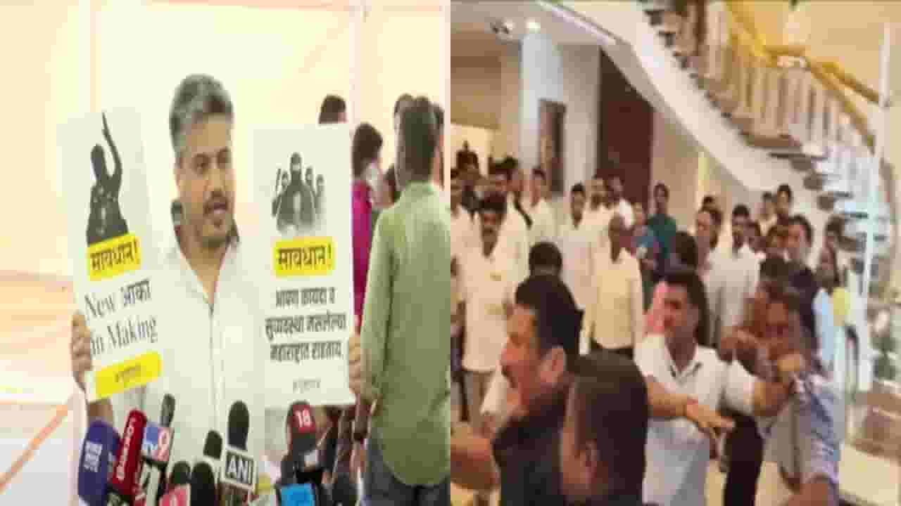 Rohit Pawar : आव्हाडांच्या मुलीला पडळकरांच्या कार्यकर्त्यांकडून गलिच्छ शिव्या अन्.. रोहित पवारांचा खळबजनक दावा Rohit Pawar : आव्हाडांच्या मुलीला पडळकरांच्या कार्यकर्त्यांकडून गलिच्छ शिव्या अन्.. रोहित पवारांचा खळबजनक दावा