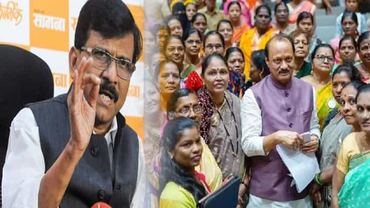 Saamana : धरलं तर चावतंय अन् सोडलं तर... बहिणींची 'लाडकी' योजना सरकारमधील मंत्र्यांसाठी 'दोडकी' Saamana : धरलं तर चावतंय अन् सोडलं तर... बहिणींची 'लाडकी' योजना सरकारमधील मंत्र्यांसाठी 'दोडकी'