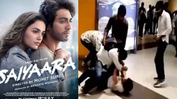 सैयारा पाहून आले... थिएटरबाहेर 2 तरूण एकमेकांशी भिडले, कारण काय ?