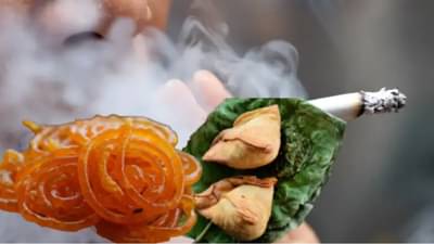 सिगारेटप्रमाणे समोसा अन् जलेबी खाणे घातक, एम्सच्या आदेशानंतर दुकानांमध्ये लावणार इशारा देणारे फलक