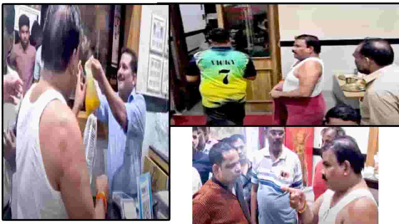 Sanjay Gaikwad : टॉवेल, बनियानवर शिंदेंच्या आमदाराची गुंडागर्दी, कँटीन कर्मचाऱ्याला बेदम मारहाण अन्.. बघा VIDEO नेमकं घडलं काय?