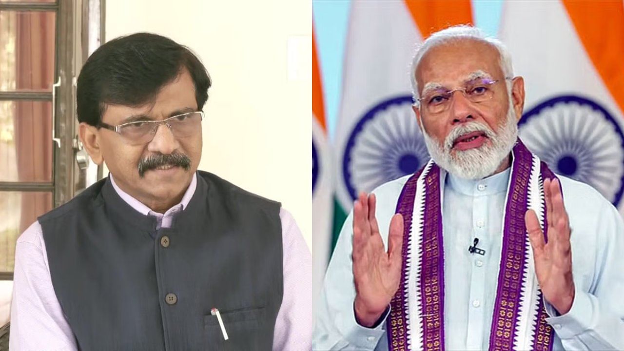 ट्रम्प भारताचा गळा कापत असताना मोदी गप्प का? 'सामना'चा घणाघात ट्रम्प भारताचा गळा कापत असताना मोदी गप्प का? 'सामना'चा घणाघात