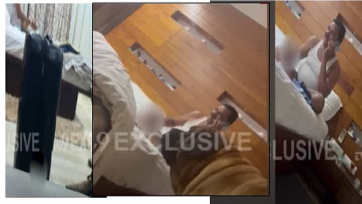 Sanjay Shirsat VIDEO : हातात सिगारेट, पैशांनी भरलेली बॅग अन्... शिंदेंच्या मंत्र्याचा व्हिडीओ व्हायरल Sanjay Shirsat VIDEO : हातात सिगारेट, पैशांनी भरलेली बॅग अन्... शिंदेंच्या मंत्र्याचा व्हिडीओ व्हायरल