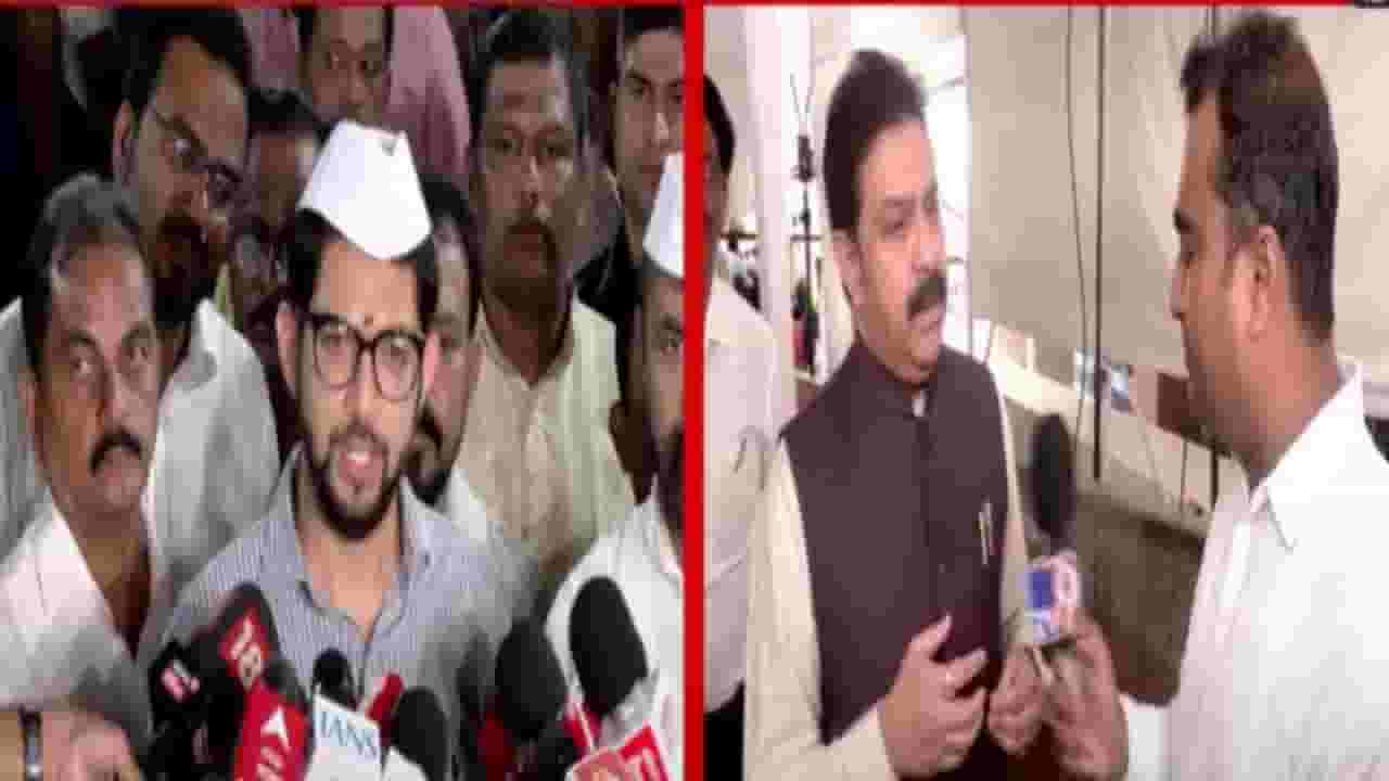 Prasad Lad : ...तेव्हा भाजप कुठे असतं? आदित्य ठाकरेंचा निशाणा, प्रसाद लाड यांच्याकडून पलटवार; वरळीच्या शाळेत जा अन् उर्दू...