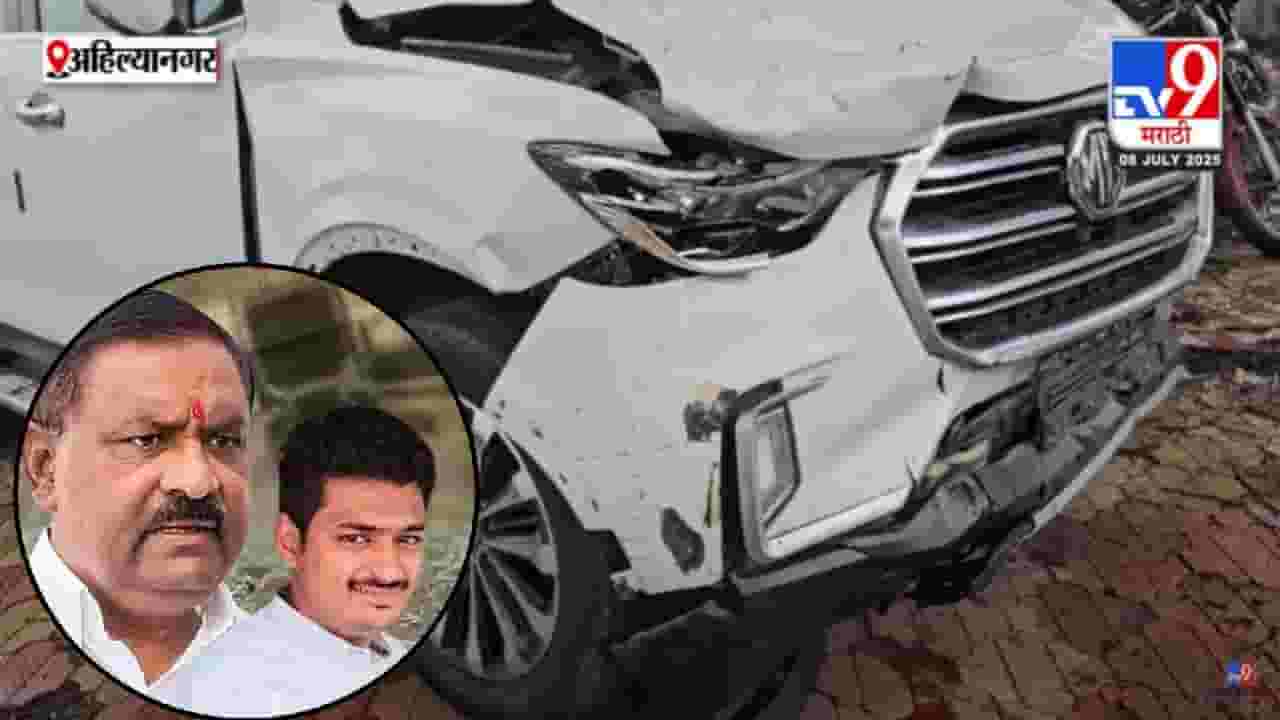 Bjp MLA Suresh Dhas : अपघातग्रस्त कार भाजप आमदार सुरेश धसांच्या नावावर, नेमकं घडलं काय?