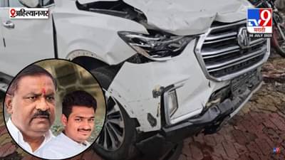 Bjp MLA Suresh Dhas : अपघातग्रस्त कार भाजप आमदार सुरेश धसांच्या नावावर, नेमकं घडलं काय?