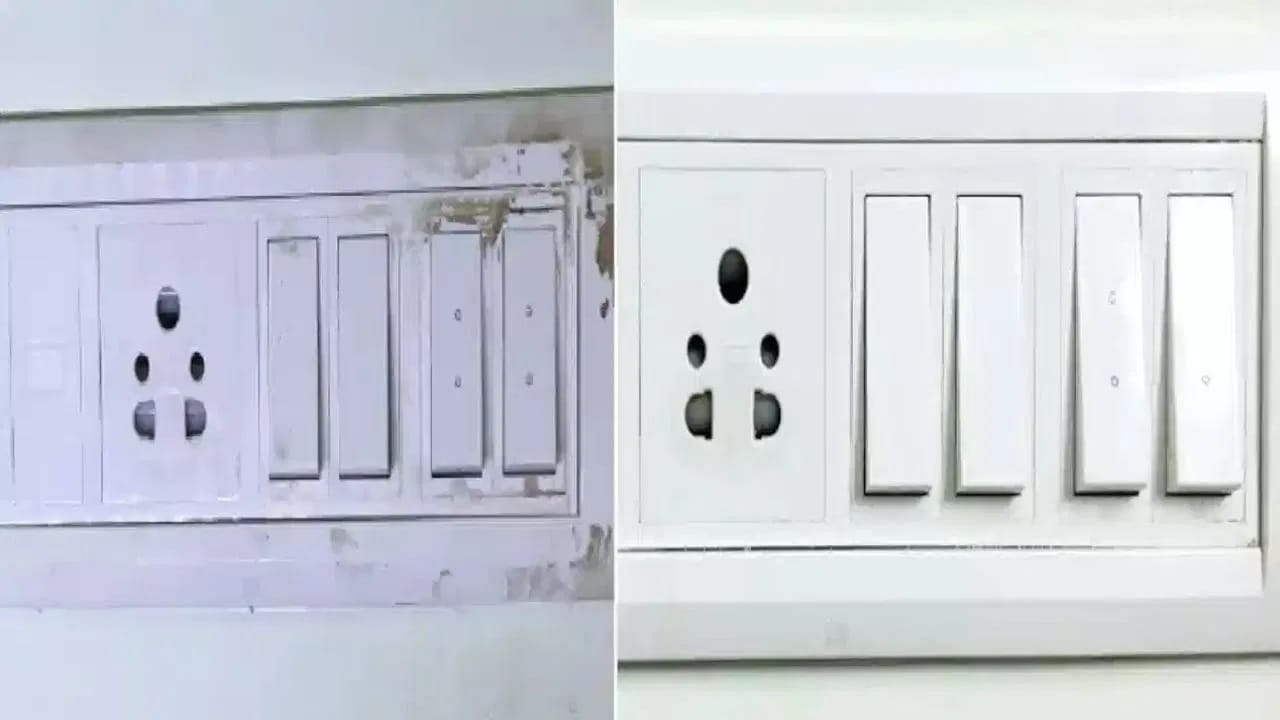 जर तुम्हाला नेलपॉलिश लावण्याची आवड असेल तर तुमच्याकडे एक रिमूव्हर देखील आहे.  तुम्ही स्विचबोर्ड स्वच्छ करण्यासाठी त्याचा वापर करू शकता. आता नेलपॉलिश रिमूव्हर वाइप्स उपलब्ध आहेत. तर फक्त एक वाइप घ्या आणि त्याद्वारे स्विचबोर्ड स्वच्छ करा.