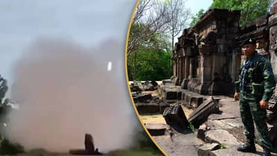 Thailand Cambodia Conflict : मंदिरावरुन दोन देशात युद्धाची स्थिती, F-16 मधून एअर स्ट्राइक, रॉकेट लॉन्चरने हल्ला,  आतापर्यंत काय-काय घडलय?