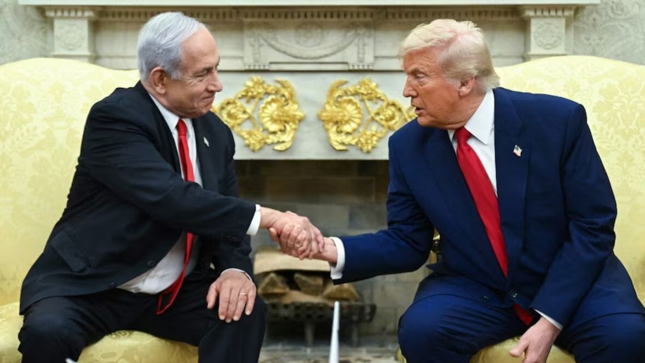 इस्त्रायलने शोधला इराणचा युरेनियम साठा? ट्रम्प-नेतन्याहू भेटीत इराणवरील हल्ल्याची ब्लूप्रिंट तयार?