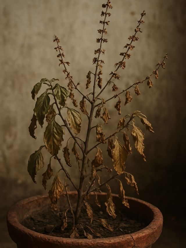 जर घरातील तुळशीचे रोप अचानक सुकले तर काय होईल? जर घरातील तुळशीचे रोप अचानक सुकले तर काय होईल?