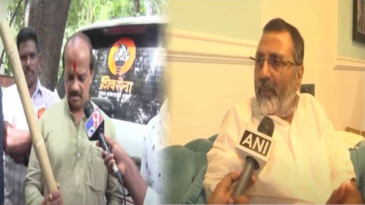 Vasant More : वसंत मोरेंची थेट बांबू दाखवत भाजप खासदाराला धमकी अन् दुबेंच्या 'त्या' वक्तव्याचा निषेध