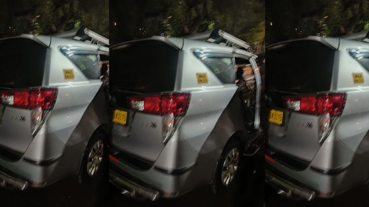 आग लागली तेव्हा गाडीत चालक नव्हता, त्यामुळे दुदैवानं या घटनेत कोणतीही जिवीतहानी झालेली नाही, मात्र कारचं प्रचंड नुकसान झालं असून, वाहन जळून खाक झालं आहे. 