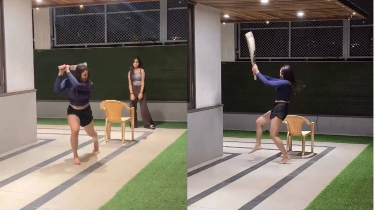 अनाया बांगर On Fire..! एका षटकात अशी केली फटकेबाजी, फलंदाजीचा Video पाहा अनाया बांगर On Fire..! एका षटकात अशी केली फटकेबाजी, फलंदाजीचा Video पाहा