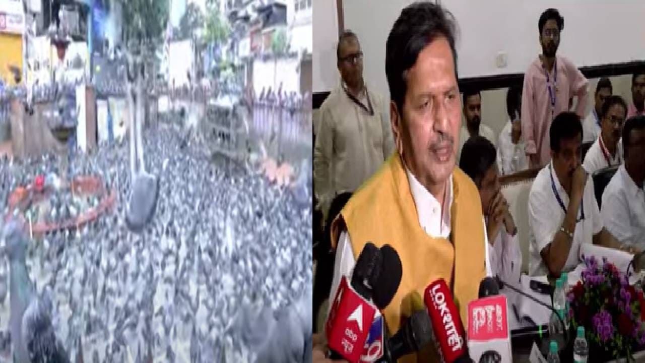 Dadar Kabootar Khana : मुंबईत कबुतर खान्याचा वाद पेटला, जैन समाज आक्रमक, मंगलप्रभात लोढा म्हणाले, कबुतरांची काही... Dadar Kabootar Khana : मुंबईत कबुतर खान्याचा वाद पेटला, जैन समाज आक्रमक, मंगलप्रभात लोढा म्हणाले, कबुतरांची काही...