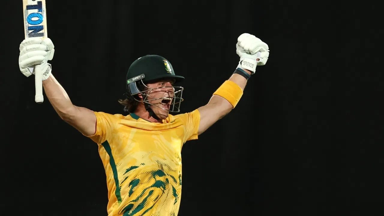 Dewald Brevis : 20 बॉल 96 रन्स,  डेवाल्ड ब्रेव्हीसचं ऑस्ट्रेलिया विरुद्ध वादळी शतक, कांगारुंचा माज उतरवला