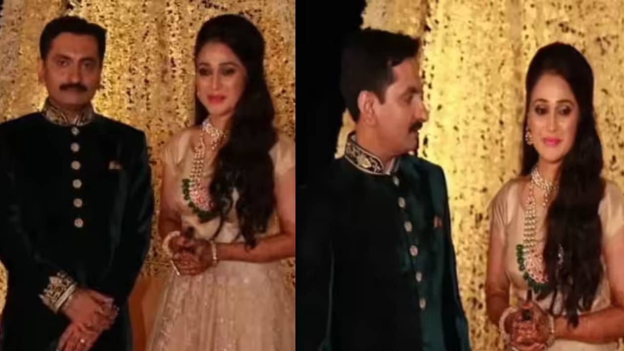 दिशाने चार्टर्ड अकाऊंटंट मयुर पाडियाशी लग्न केलंय. या दोघांना दोन मुली आहेत. रिसेप्शनमध्ये दिशाने सिल्क गाऊन परिधान केला होता. त्यावर हिऱ्यांचा हार घातला होता. या लूकमध्ये दिशा खूपच सुंदर दिसत होती. 
