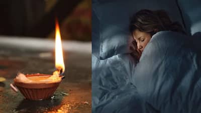 रात्री झोपताना बेडरुममध्ये नक्की लावा तुपाचा दिवा; या समस्या होतील कायमच्या दूर