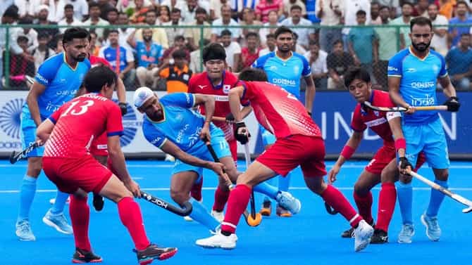 IND vs JAP : टीम इंडियाचा सलग दुसरा विजय, जपानवर 3-2 ने मात