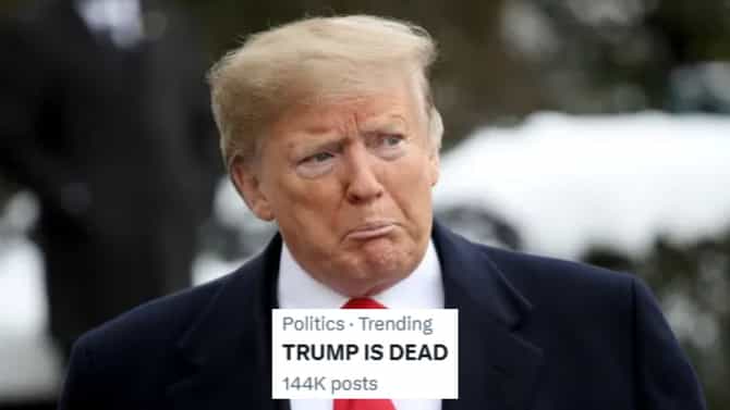 Trump is Dead... ट्रम्प वारले... हे सोशल मीडियावर का होतंय प्रचंड ट्रेंड?