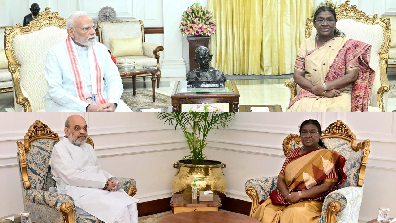 दिल्लीत घडामोडींना वेग! आधी PM मोदी आणि नंतर अमित शहांनी घेतली राष्ट्रपतींची भेट, मोठा निर्णय होणार?