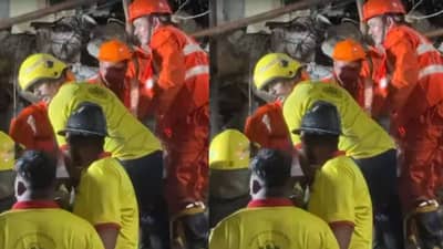 4 मजली इमारतीचा भाग कोसळला, 15 ते 20 नागरिक मलब्याखाली दबल्याची भीती, विरार येथील धक्कादायक घटना