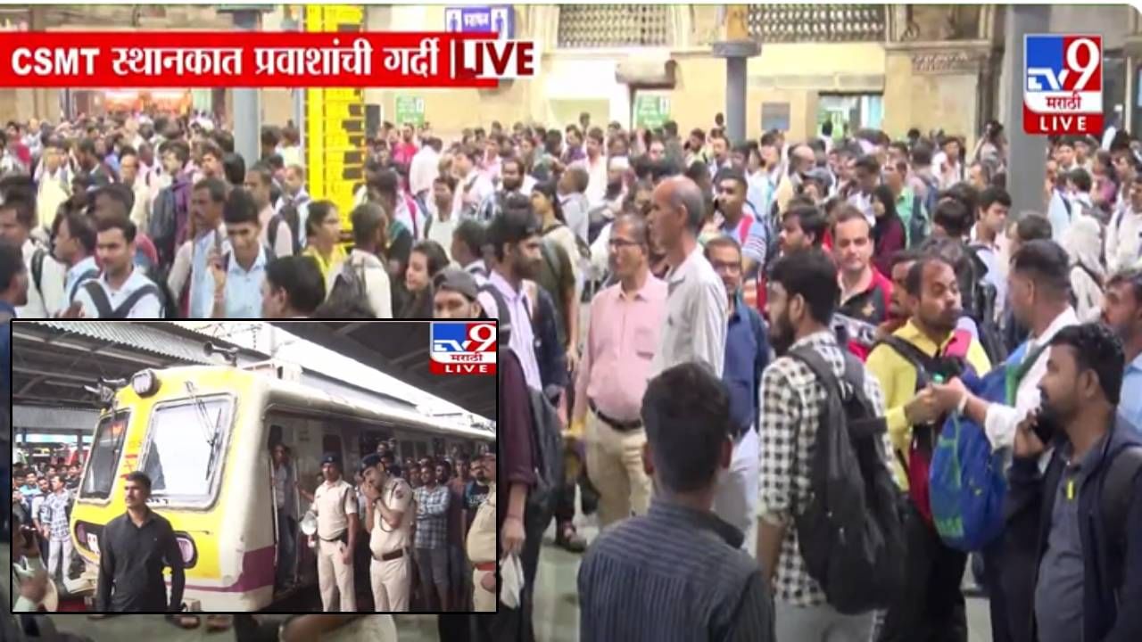 Mumbai Heavy Rain : मुंबईची लाईफलाईन ठप्प, दादर अन् CSMT स्थानकात मोठी गर्दी, प्रवाशांचा संताप...बघा परिस्थिती काय?
