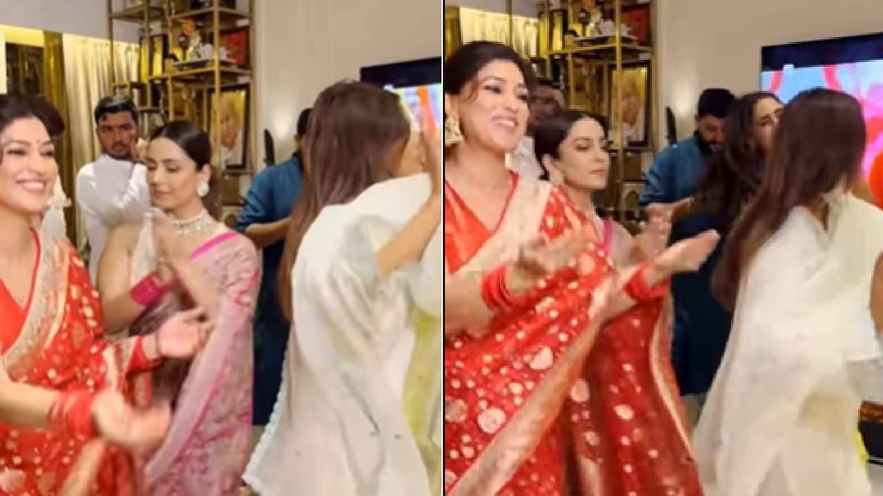 गणपतीच्या आरतीची ही कोणती पद्धत? सेलिब्रिटींवर चिडले नेटकरी, पहा व्हिडीओ