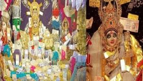 लक्ष्मी मातेचं हे अनोखं मंदिर; जिथे प्रसाद म्हणून देतात सोनं-चांदी लक्ष्मी मातेचं हे अनोखं मंदिर; जिथे प्रसाद म्हणून देतात सोनं-चांदी