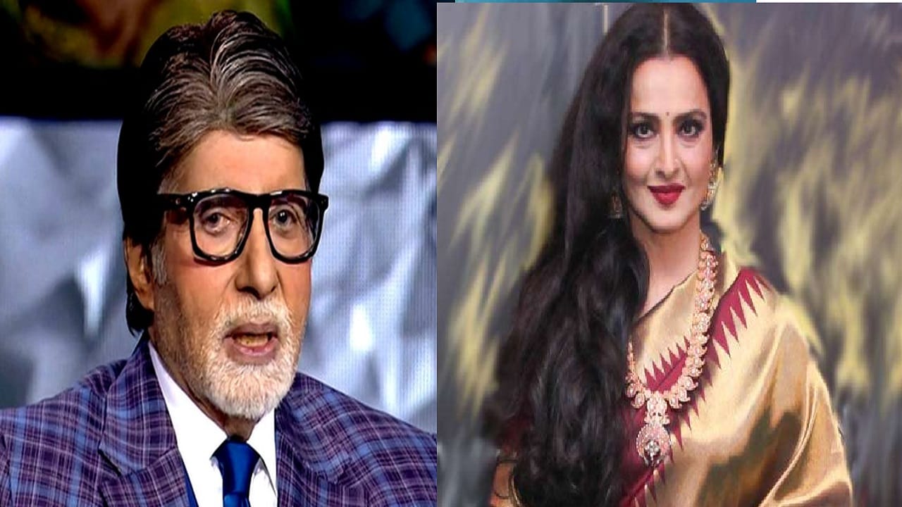 अमिताभ बच्चन यांच्यासोबत लॉन्ग ड्राईव्हवर निघालेल्या रेखा, कधीही न पाहिलेले 'ते' फोटो अखेर समोर