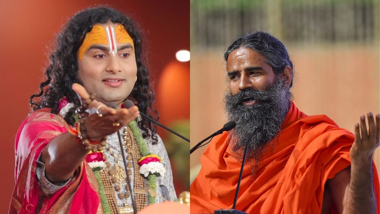 मुलींना वेश्या म्हणणाऱ्या अनिरुद्धाचार्यांवर रामदेव बाबा संतापले, म्हणाले, 'आपण त्यांना गुरु...'