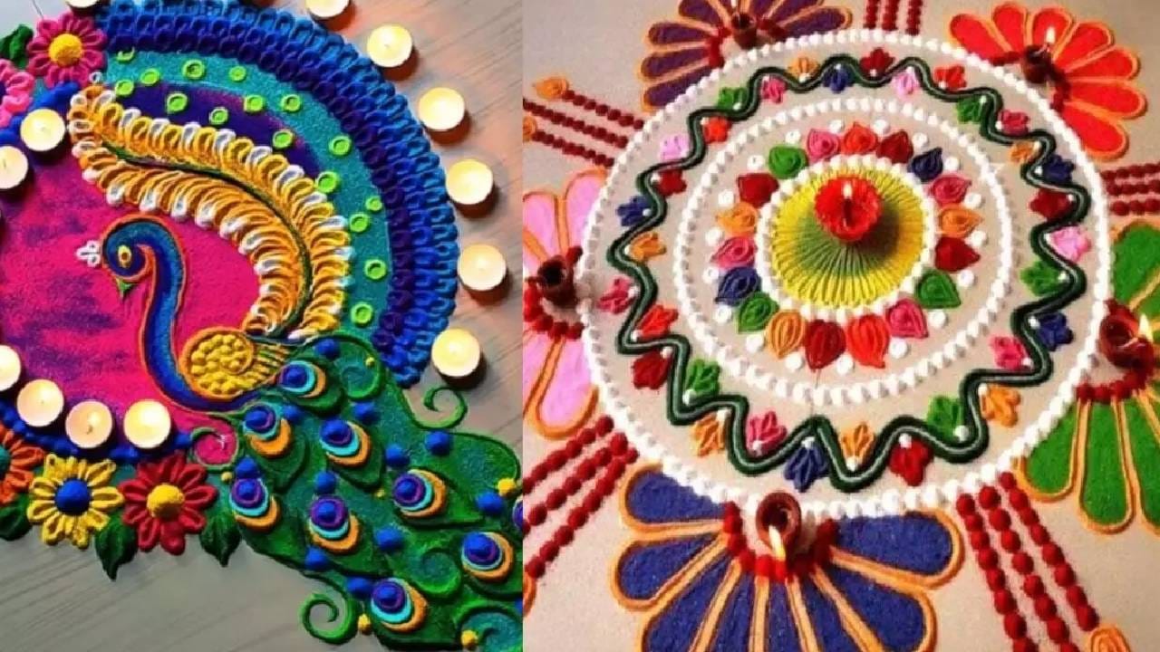 गणपती बाप्पांच्या आगमनासाठी घराच्या अंगणात काढा 'या' खास रांगोळ्या, पाहुणेही करतील कौतुक